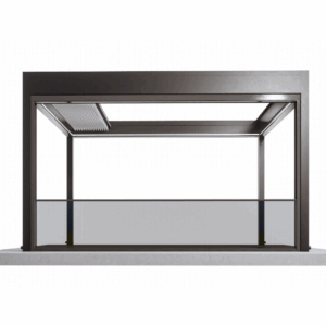 Guillotine Enclosures With Tempered Glass